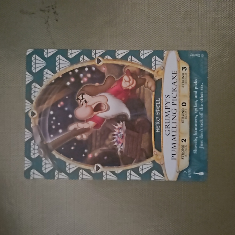 Grumpy's Pummeling Pickaxe Sorcerer's of The Magic Kingdom Card